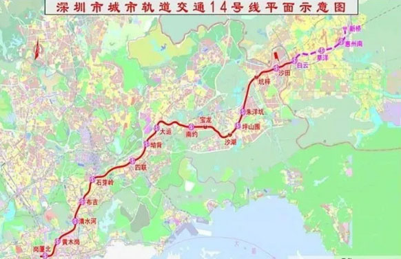 深圳地铁14号线惠州段